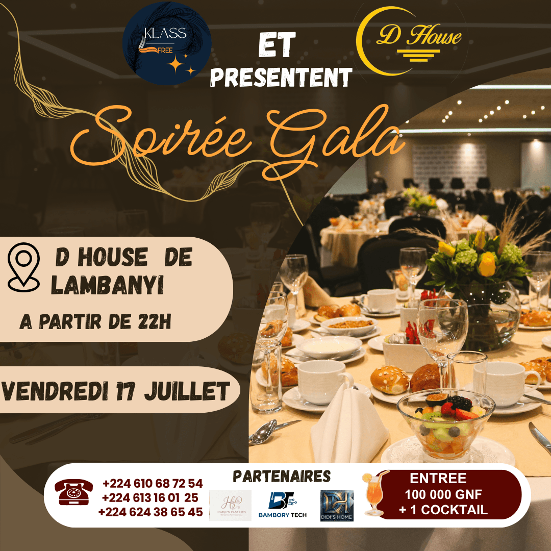 Affiche officielle — Miss KLASS FREE — Soirée Gala